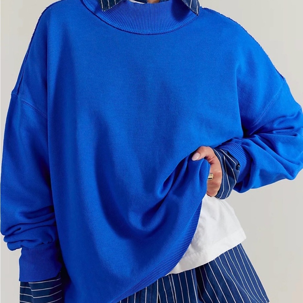 We The Free Palm Springs Pullover / Sapphire Princess xs